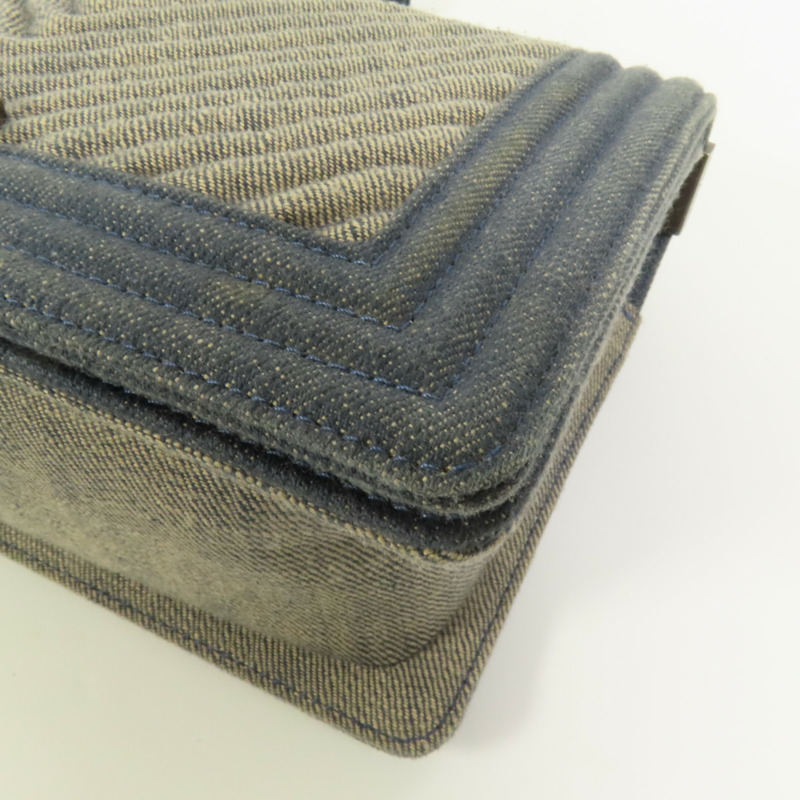 CHANEL Demin Boy 25鏈帶肩背袋-14