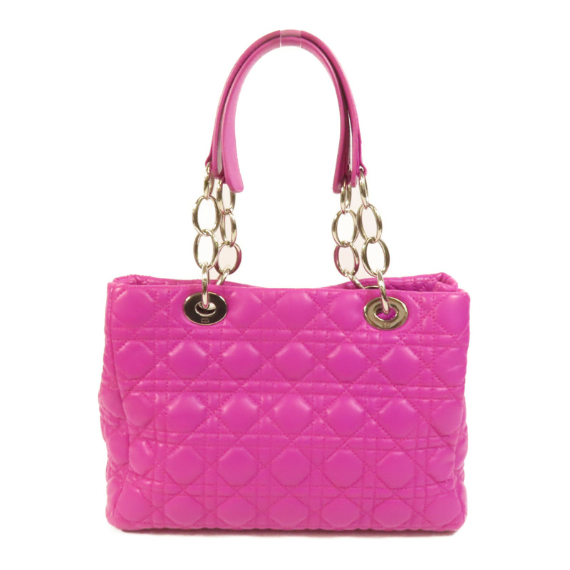 Dior 羊皮皮革Hand Bag銀扣手挽袋-1