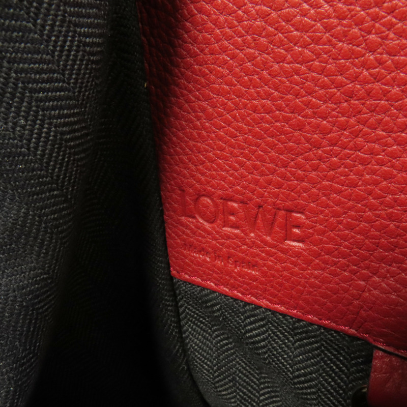 LOEWE 牛皮皮革Hammock Small金扣肩背袋-8