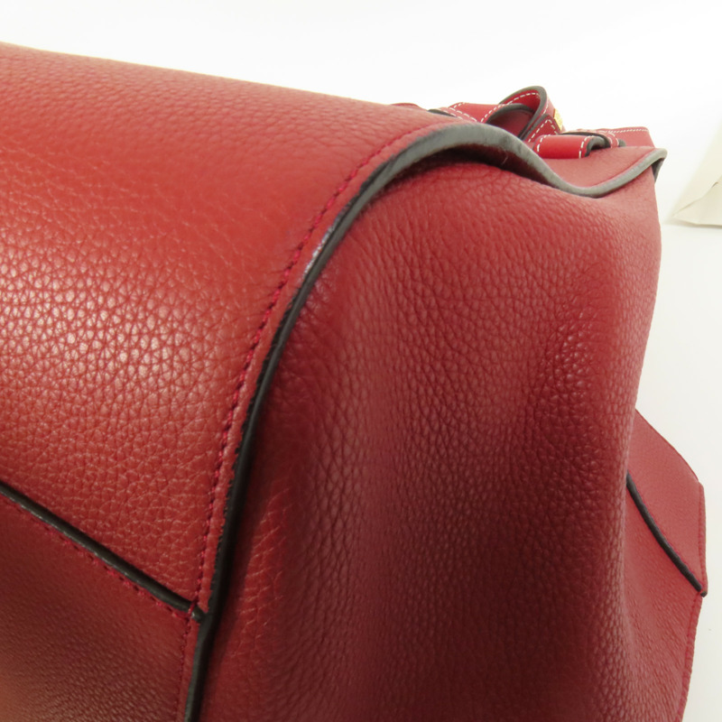 LOEWE 牛皮皮革Hammock Small金扣肩背袋-11