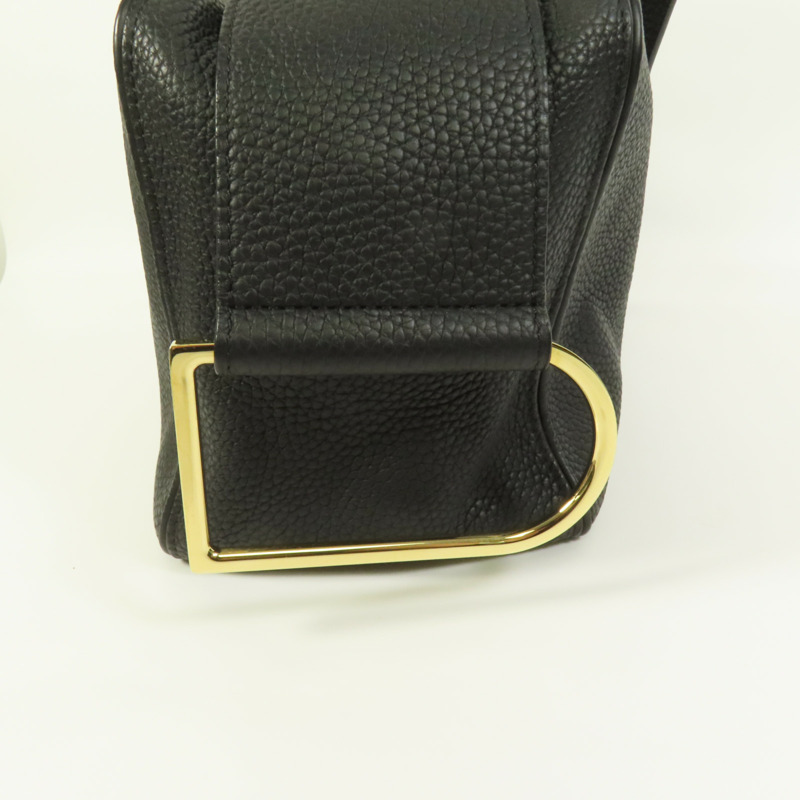 Delvaux 牛皮皮革Cool Box MM金扣手挽肩背兩用袋-6