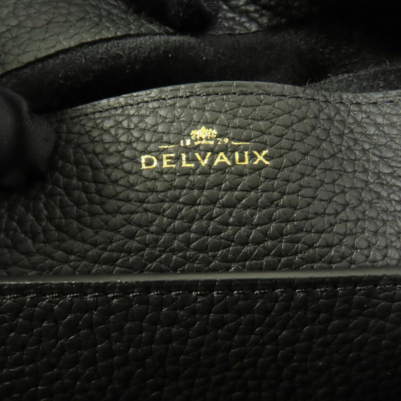 Delvaux 牛皮皮革Cool Box MM金扣手挽肩背兩用袋-9