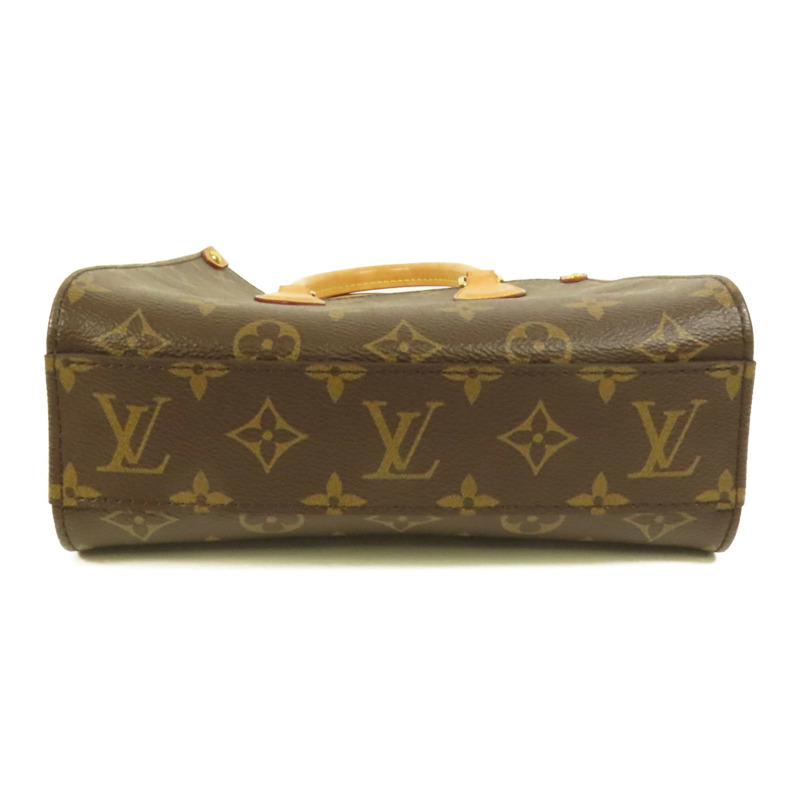 LOUIS VUITTON Monogram Sac Plat BB金扣手挽肩背兩用袋-3