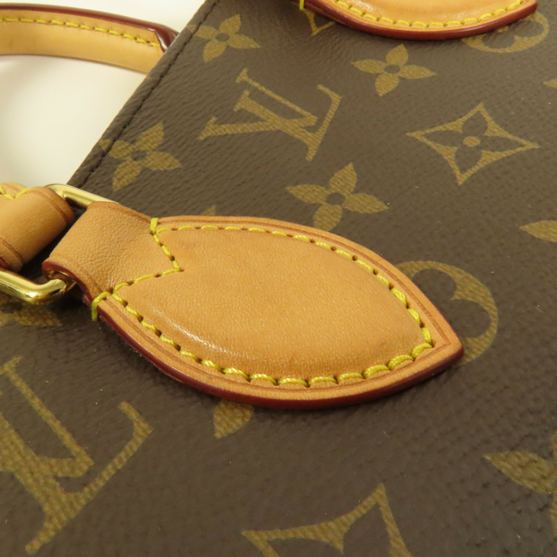 LOUIS VUITTON Monogram Sac Plat BB金扣手挽肩背兩用袋-6