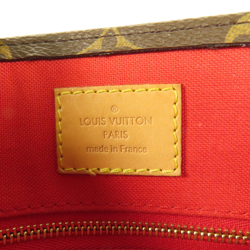 LOUIS VUITTON Monogram Sac Plat BB金扣手挽肩背兩用袋-8