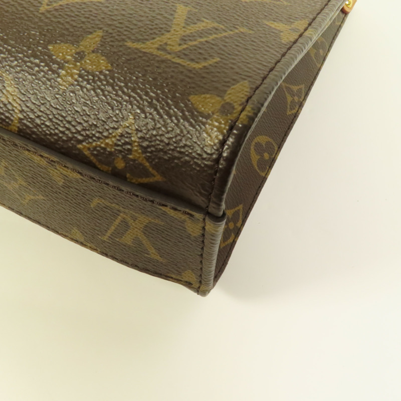 LOUIS VUITTON Monogram Sac Plat BB金扣手挽肩背兩用袋-12