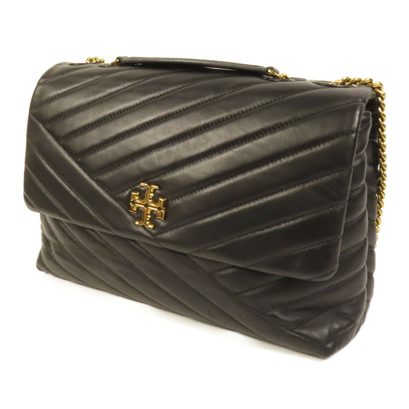 Tory Burch 羊皮皮革Kira Chevron金扣鏈帶肩背袋-2