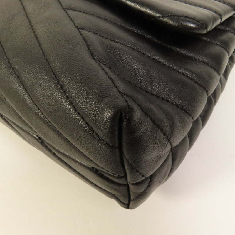 Tory Burch 羊皮皮革Kira Chevron金扣鏈帶肩背袋-12