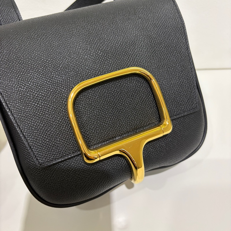 Hermes Della黑金釦Epson斜背包-9
