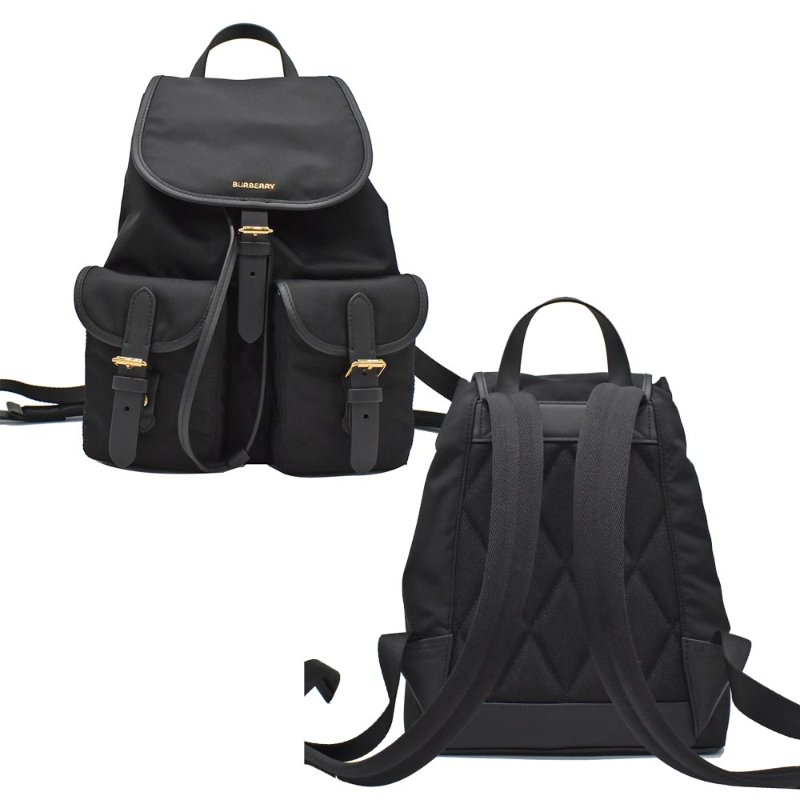 【門市全新現貨】BURBERRY尼龍束口後背包(附原廠防塵袋)-0
