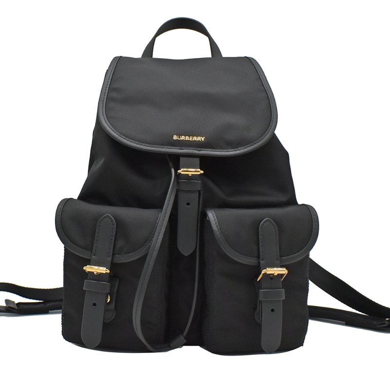 【門市全新現貨】BURBERRY尼龍束口後背包(附原廠防塵袋)-4