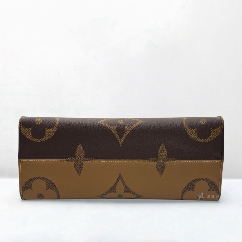 LV包包 OnTheGo MM雙色原花肩背包M45321-4