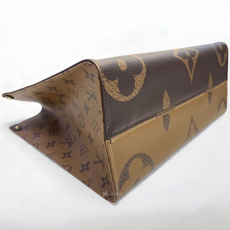 LV包包 OnTheGo MM雙色原花肩背包M45321-8