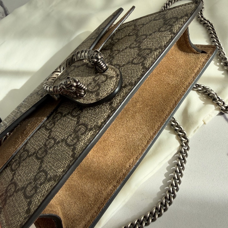 Gucci 咖啡變mini酒神鏈包❣️-2