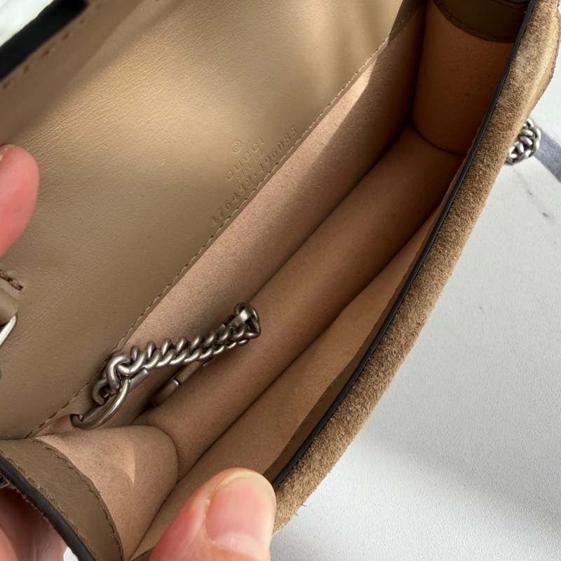 Gucci 咖啡變mini酒神鏈包❣️-6