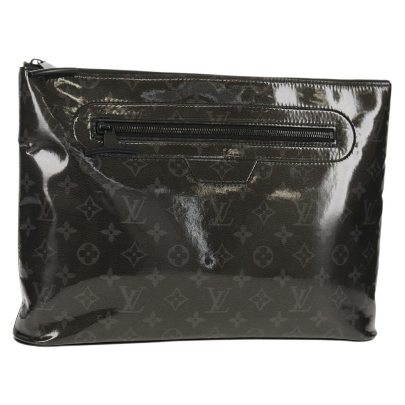 【日本直送】路易威登 (LOUIS VUITTON) Eclipse Glaze Pochette Cosmos 手拿包 M63373 LV Auth 154089V-0