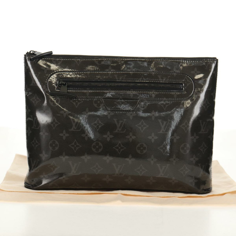 【日本直送】路易威登 (LOUIS VUITTON) Eclipse Glaze Pochette Cosmos 手拿包 M63373 LV Auth 154089V-11