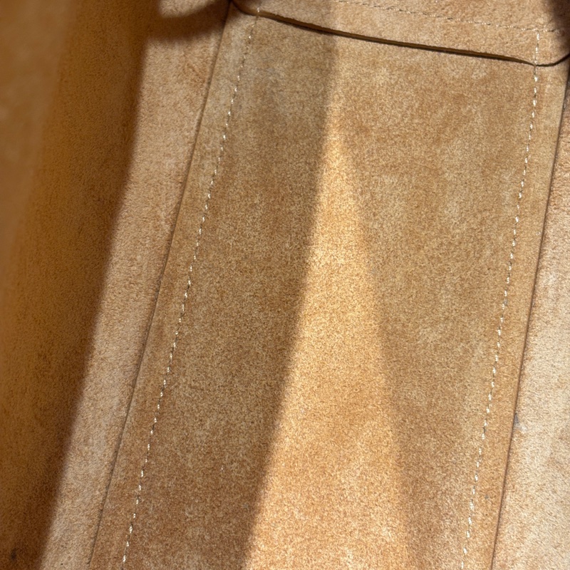 【經典不敗、優雅出行】CELINE NANO 鯰魚包|黃咖皮革|法式質感小號手提斜背包 20cm-10