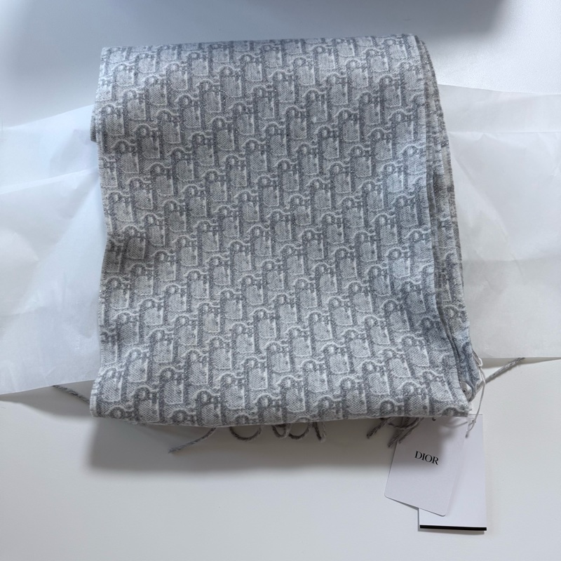 Dior 灰色圍巾🧣-2