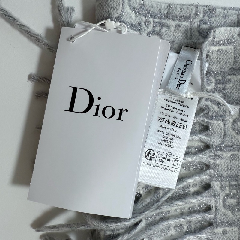 Dior 灰色圍巾🧣-15