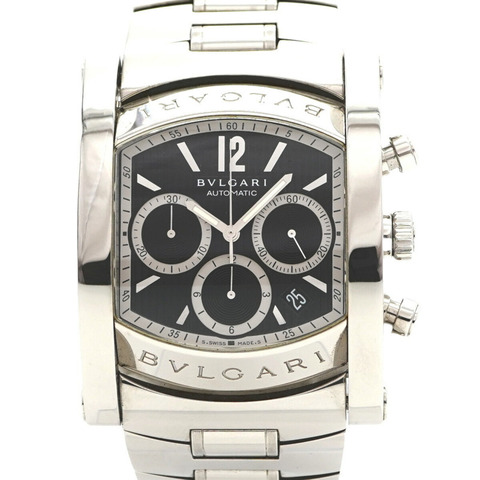 寶格麗 Assioma AA48SCH 黑色錶盤男士腕錶