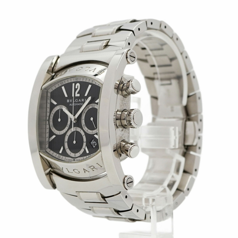 寶格麗 Assioma AA48SCH 黑色錶盤男士腕錶-2