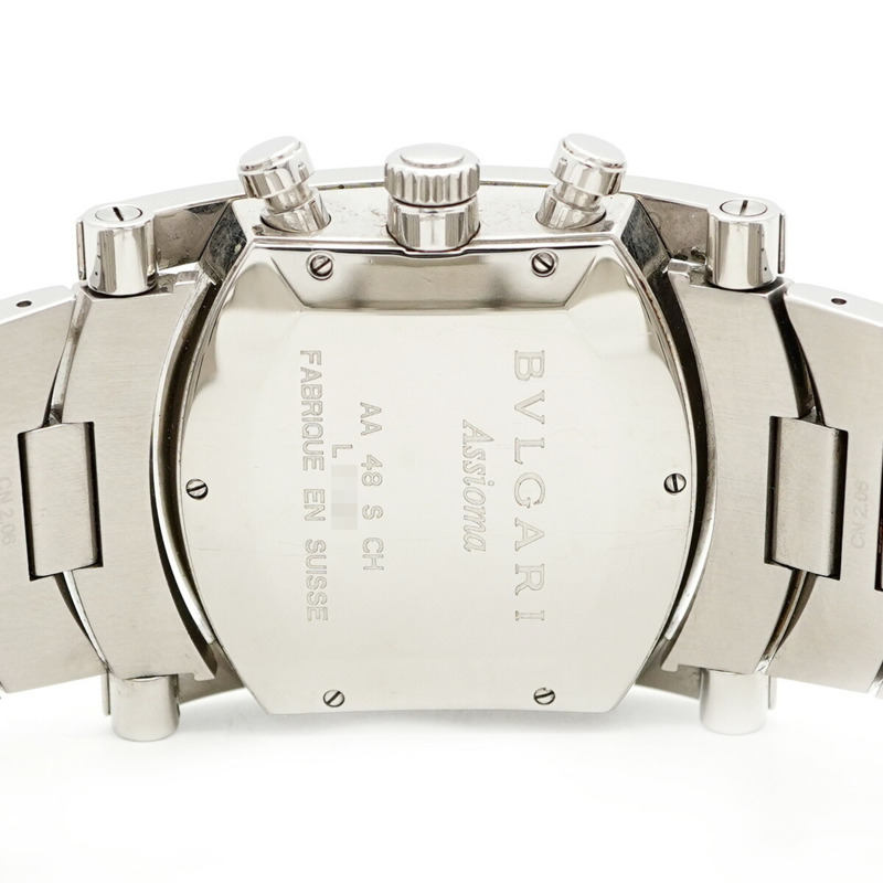 寶格麗 Assioma AA48SCH 黑色錶盤男士腕錶-5