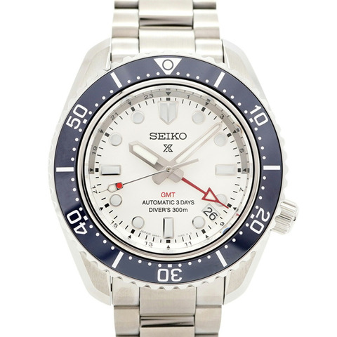 精工 Prospex 6R54-00P0 SBEJ029 銀色錶盤男士腕錶