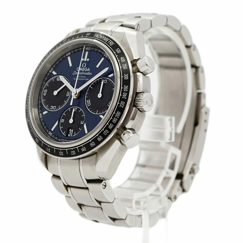 歐米茄超霸系列 326.30.40.50.03.001 海軍藍錶盤男士腕錶-2