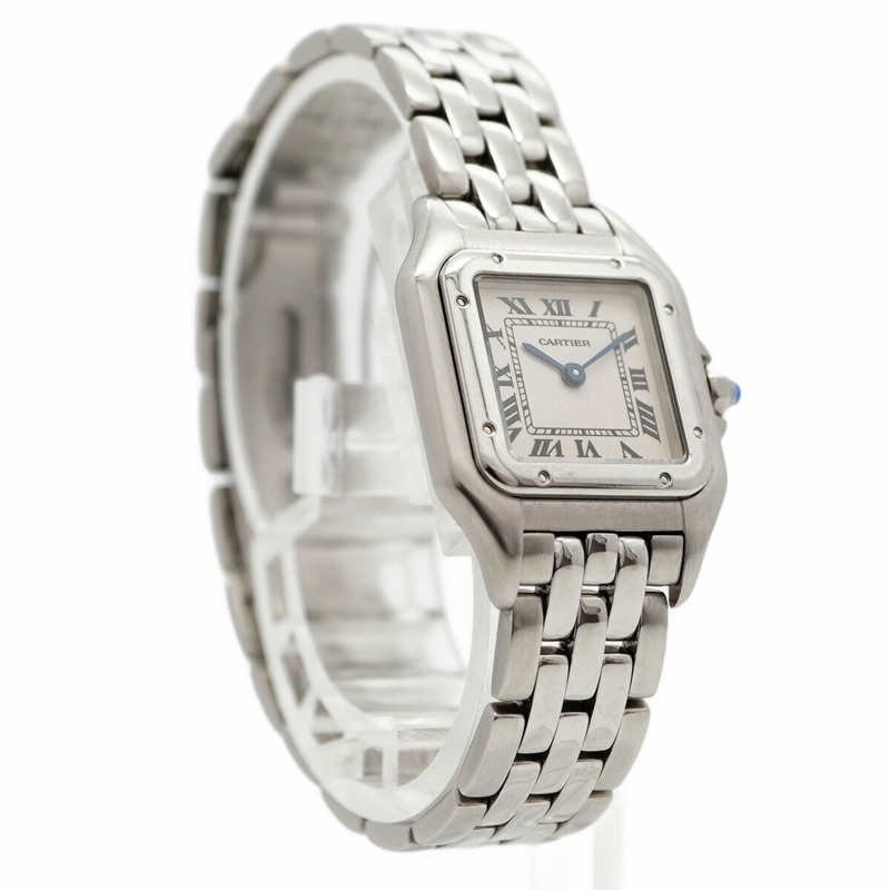 卡地亞 Panthère SM W25033P5 象牙色錶盤女士腕錶-2