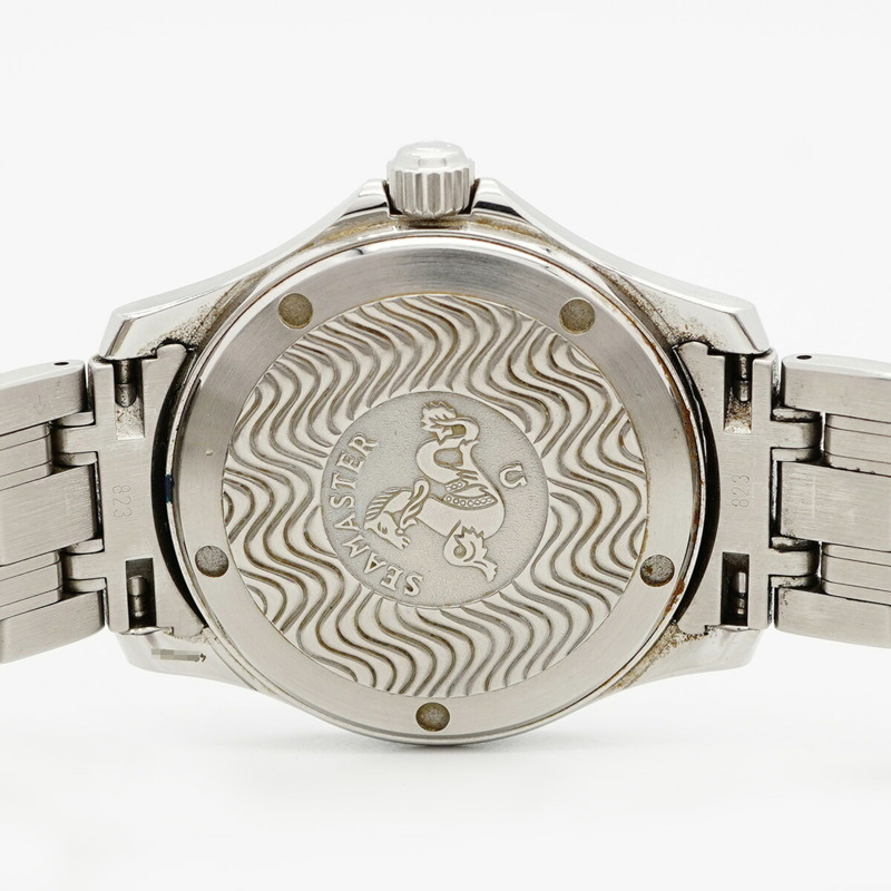 歐米茄海馬系列 2501.81 藍色錶盤男士腕錶-4