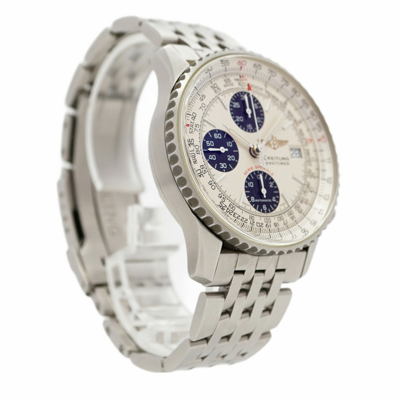 百年靈 Navitimer A13330 象牙色錶盤男士腕錶-2