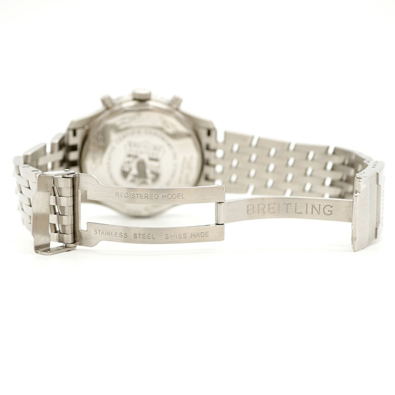 百年靈 Navitimer A13330 象牙色錶盤男士腕錶-3