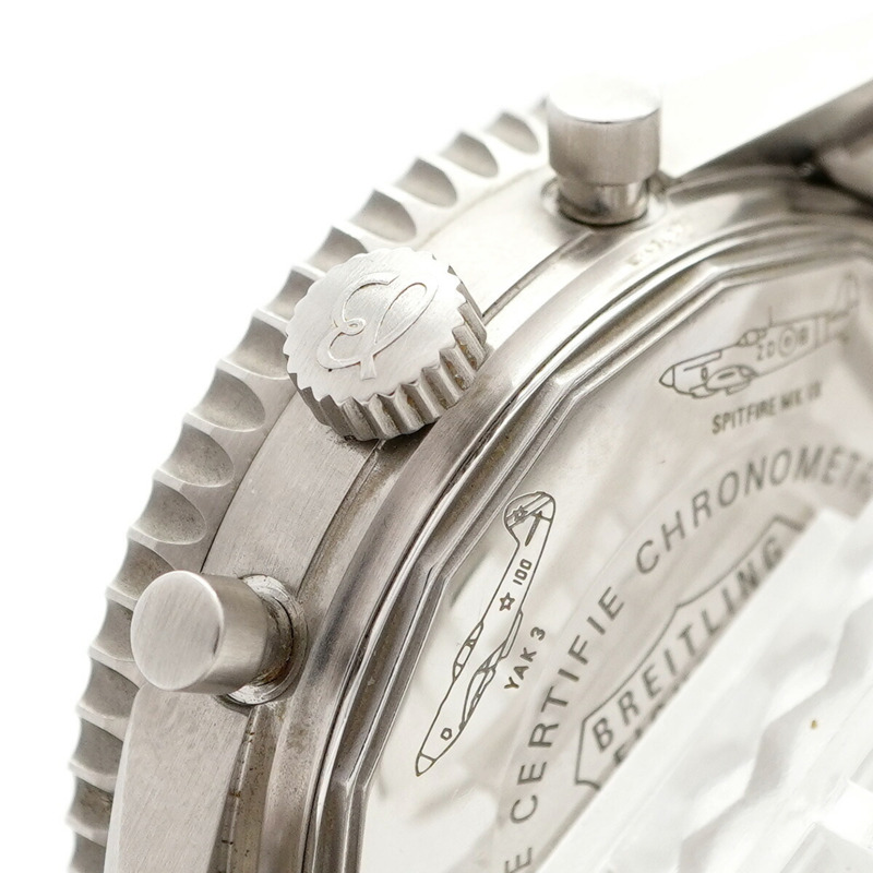 百年靈 Navitimer A13330 象牙色錶盤男士腕錶-10