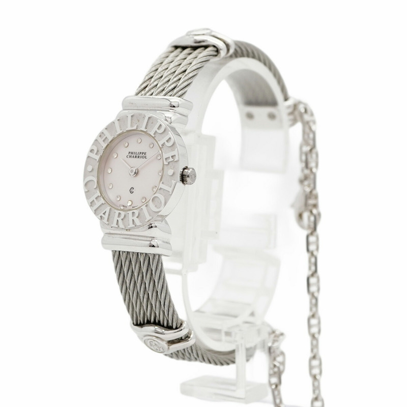 Charriol Saint-Tropez 6009908 粉紅錶盤女錶-1