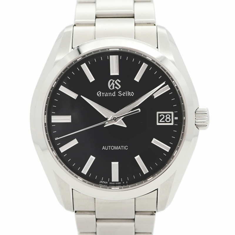 精工 Grand 9S68-00B0 SBGR309 黑色錶盤男士腕錶-0