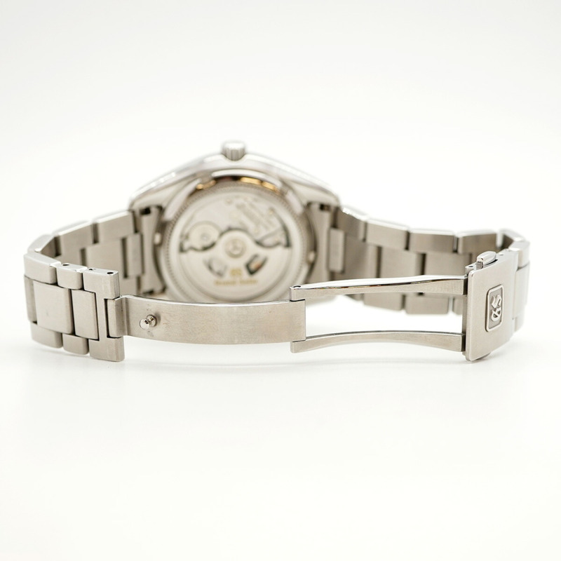 精工 Grand 9S68-00B0 SBGR309 黑色錶盤男士腕錶-4