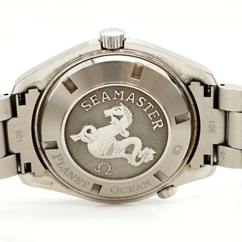 歐米茄海馬系列 2208.50 黑色錶盤男士腕錶-5