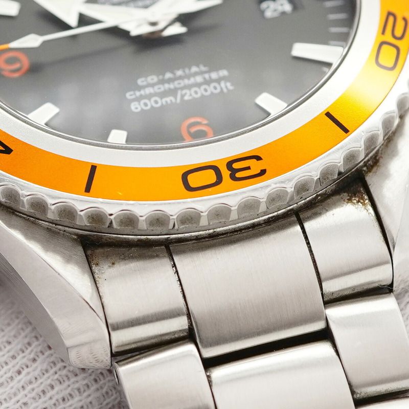 歐米茄海馬系列 2208.50 黑色錶盤男士腕錶-7