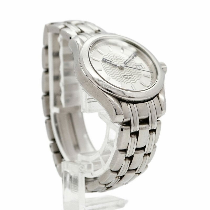 歐米茄海馬系列 2571.31 銀色錶盤女錶-2