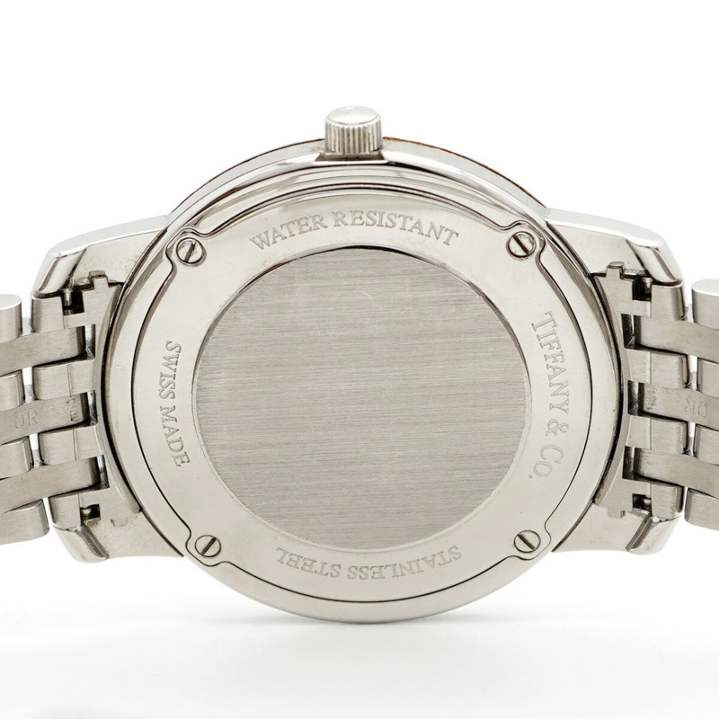 Tiffany Mark 系列圓形銀色錶盤男士腕錶-4