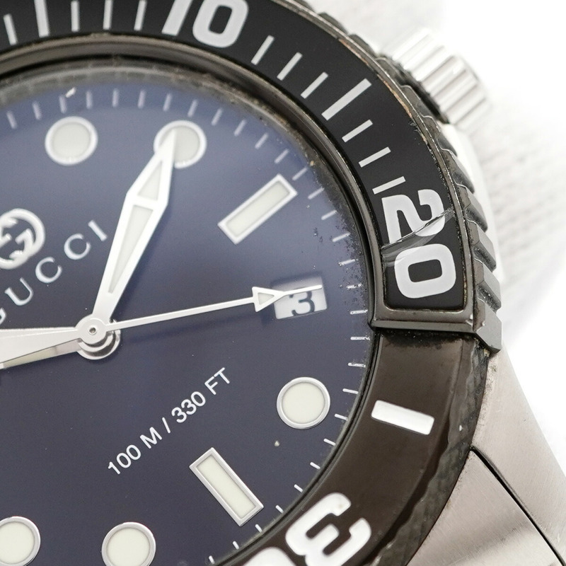 Gucci G-Timeless 126.2 男士黑色錶盤腕錶-6