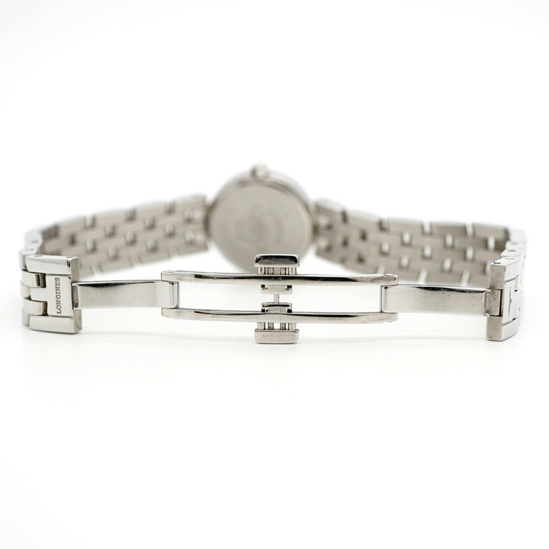 浪琴 DolceVita L5.174.0 藍色錶盤女士腕錶-4