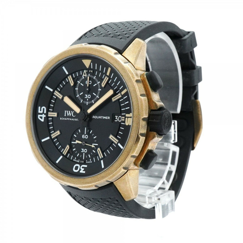沙夫豪森IWC萬國錶Aquatimer IW379503黑色錶盤男士腕錶-2