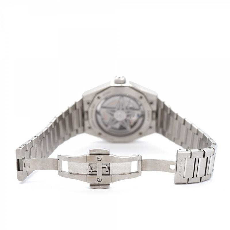 真力時 Defy Skyline El Primero 限量版 03.9300.3620 16.1001 藍色錶盤男士腕錶-4