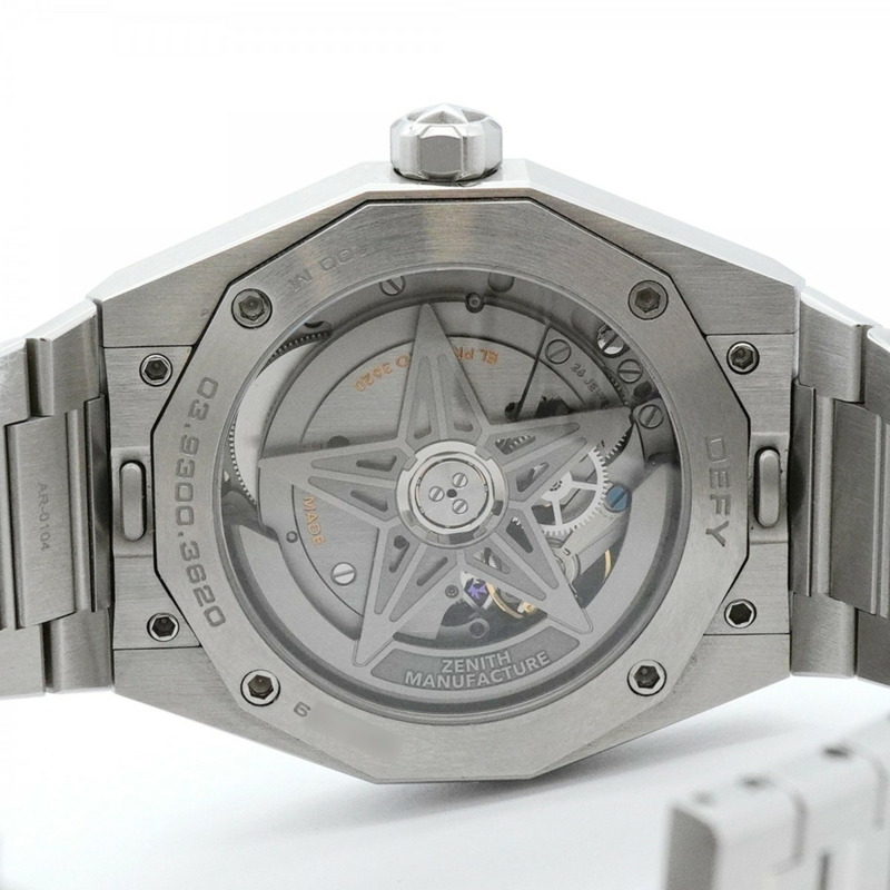 真力時 Defy Skyline El Primero 限量版 03.9300.3620 16.1001 藍色錶盤男士腕錶-5