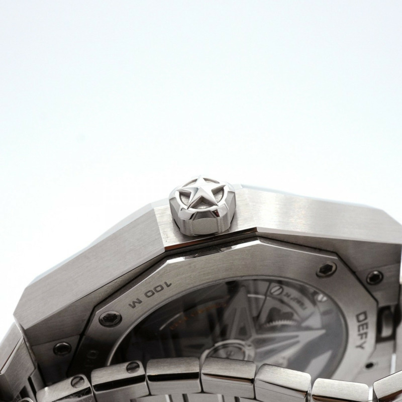 真力時 Defy Skyline El Primero 限量版 03.9300.3620 16.1001 藍色錶盤男士腕錶-10