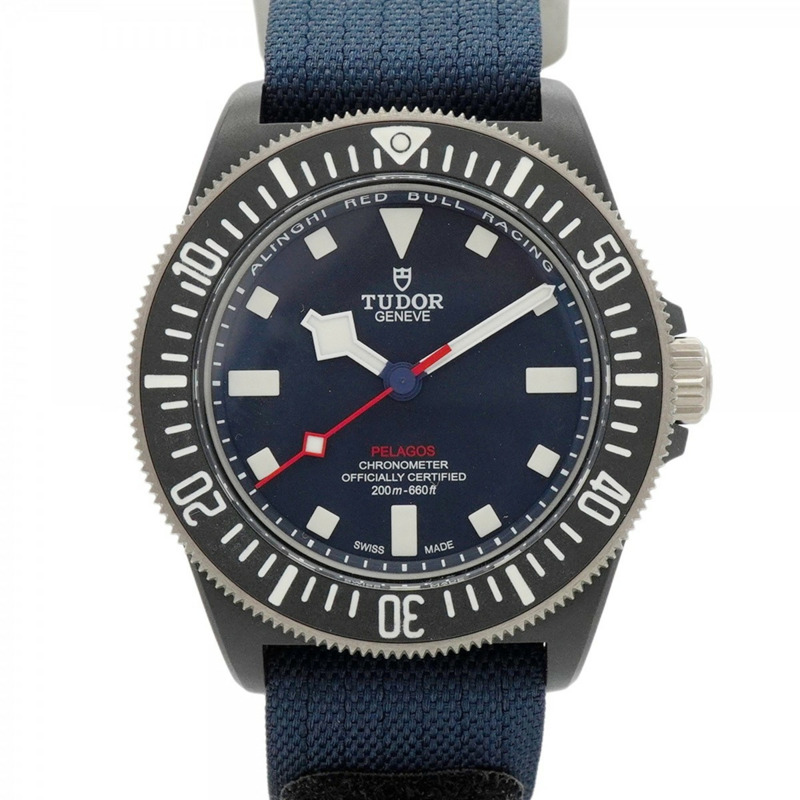 帝舵 Pelagos FXD 25707KN 海軍藍錶盤男士腕錶-0
