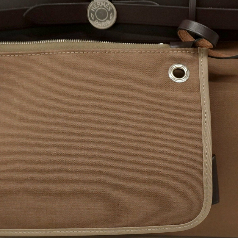 愛馬仕 Hermès Airbag Zip PM Toile Officier 手提包,棕色,D 字印記,兩用包,女士,P1773025-10
