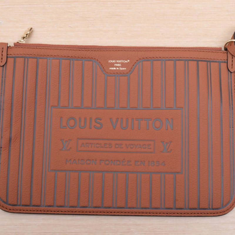LOUIS VUITTON 老花PVC晶片NeverfullINSIDEOUT雙面托特/31肩背包-2